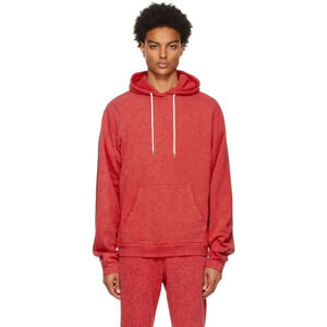 John Elliott Red Salt Wash Beach Hoodie Size medium